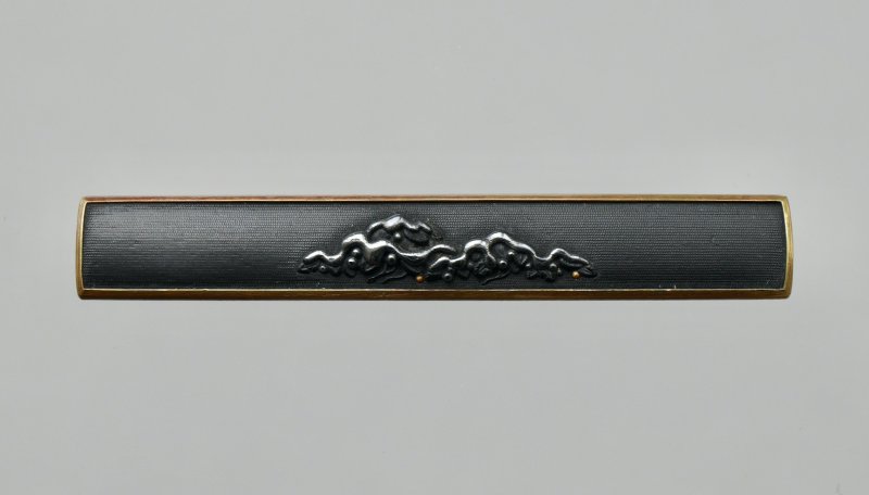 雪持藪柑子図小柄